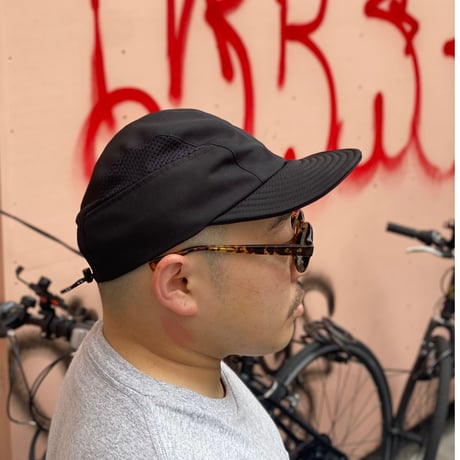 FOUR CORD CAP  -SIDE MESH-  BLACK