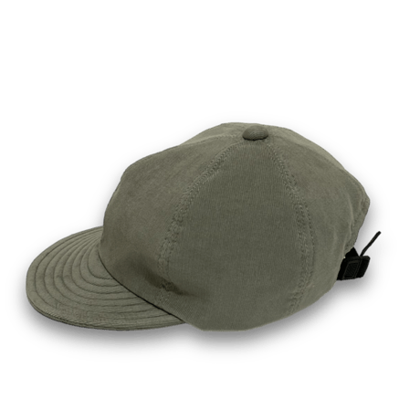 LOW STRAP CAP "THIN CORDUROY GRAY "