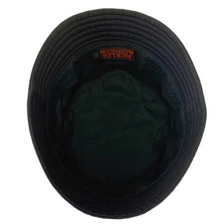 BUCKET SHORTER HAT　"COTTON TWILL BLACK"