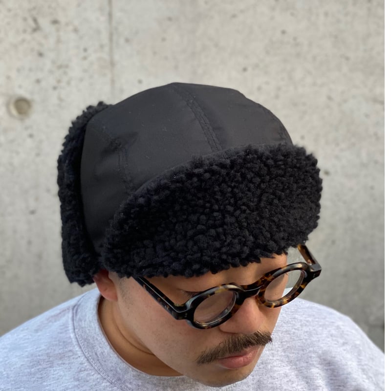 BOMBER CAP “T/C ” BLACK×BLACK | PICKLES ONLINE 
