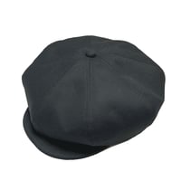 NEWSBOY CAP BLACK
