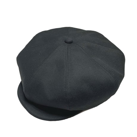NEWSBOY CAP BLACK
