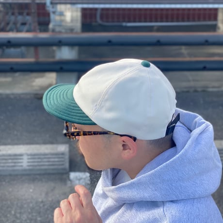 LOW STRAP CAP  -OFF WHITE x GREEN-