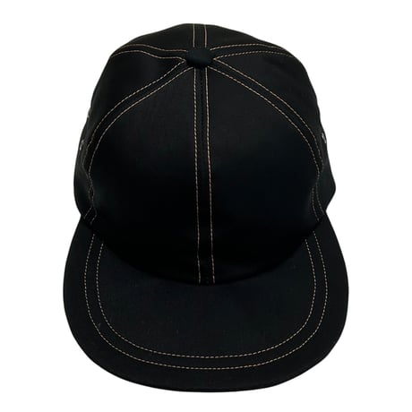 ST CAP “COTTON TWILL BLACK” ORANGE ST