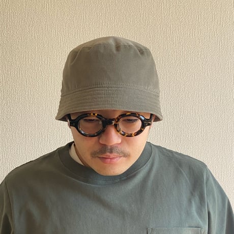 BUCKET SHORTER HAT　"THIN CORDUROY"  GRAY