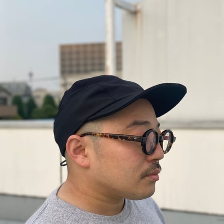 FOUR CORD CAP  -SIDE MESH-  BLACK