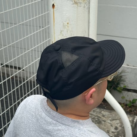 LOW STRAP CAP  “SIDE MESH” BLACK
