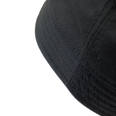 BUCKET SHORTER HAT　"COTTON TWILL BLACK"