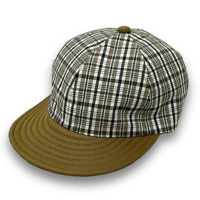 LOW STRAP CAP  -MULTI CHECK-