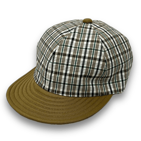 LOW STRAP CAP  -MULTI CHECK-