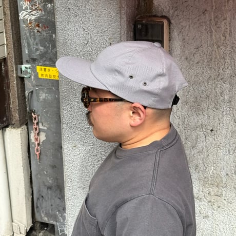 ST CAP “MICRO CHECK” LIGHT GRAY