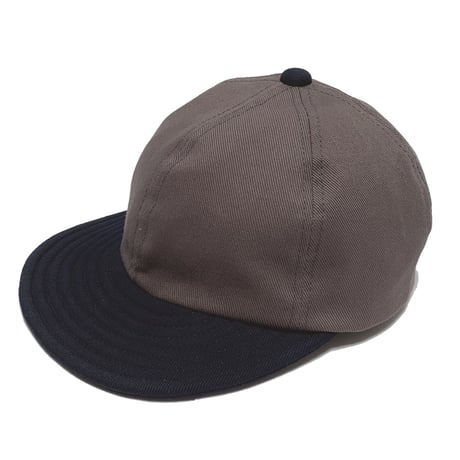 LOW STRAP CAP  -GRAY x NAVY-