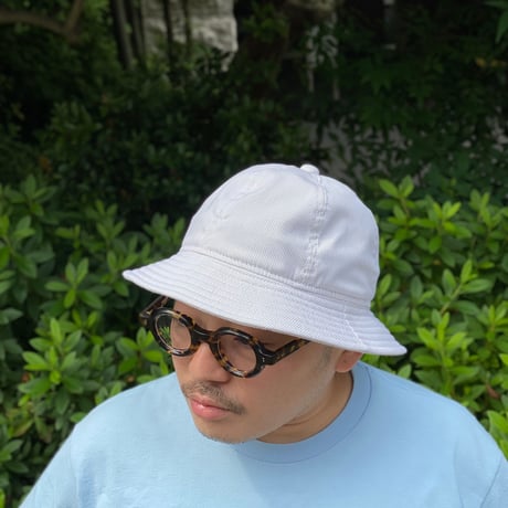 6P HAT   CORDLANE "WHITExBEIGE"