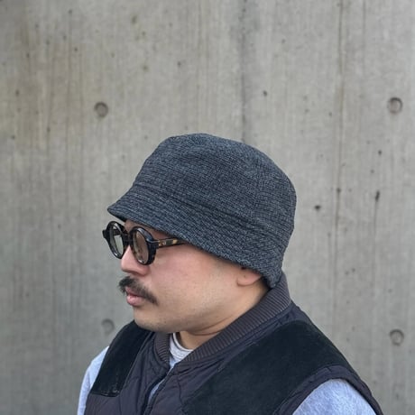 BUCKET SHORTER HAT　"WOOL GRAY”