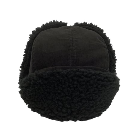 BOMBER CAP “THIN CORDUROY” BLACK×BLACK