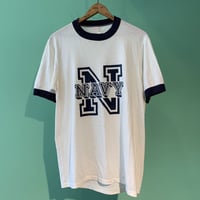 ８０s〜アメリカ製　U.S NAVY リンガーTシャツ！