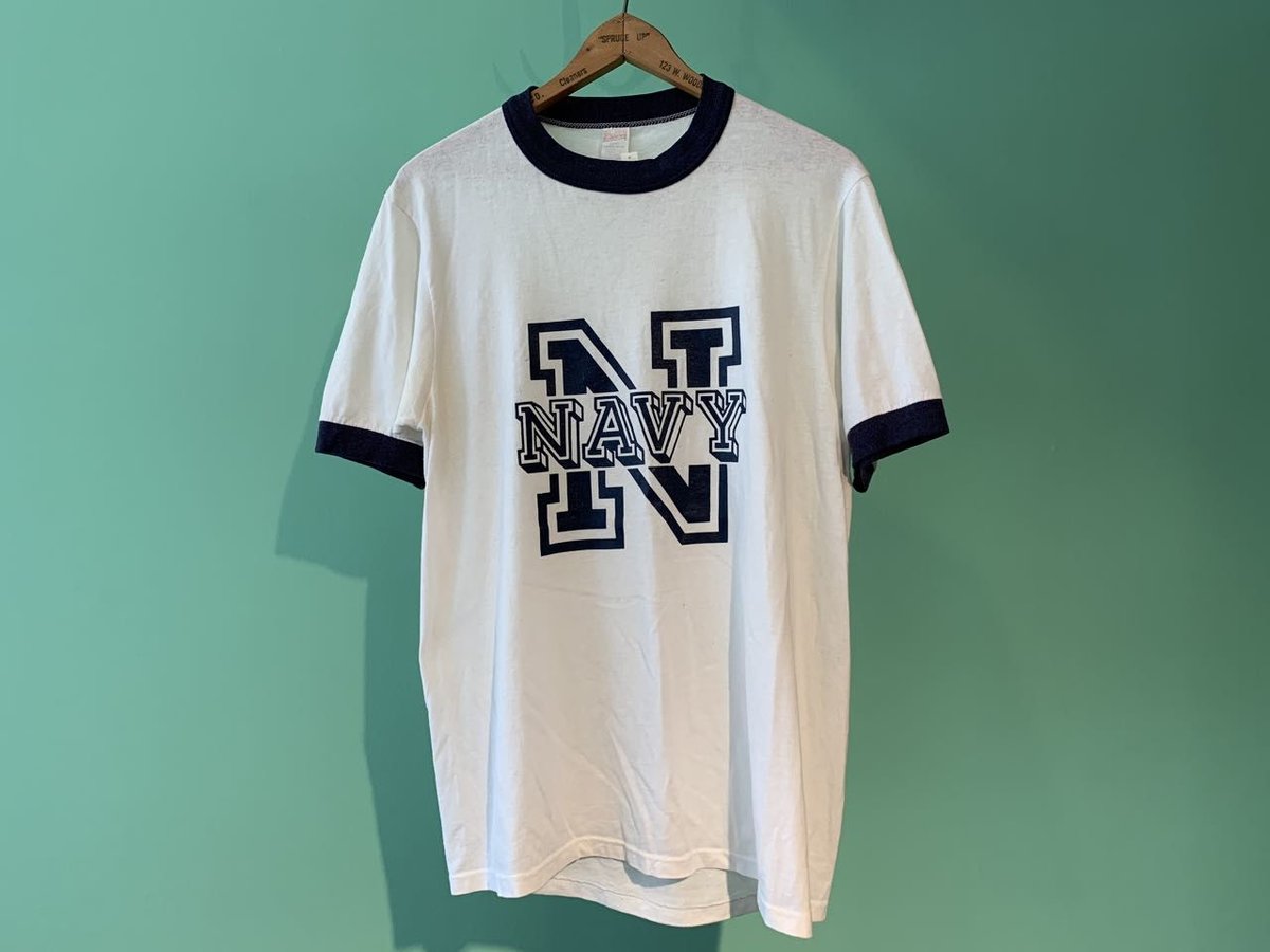 ８０s〜アメリカ製 U.S NAVY リンガーTシャツ！ | mecca
