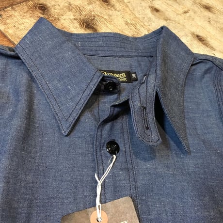Dapper's　ダッパーズ　  Triple-Stitched Ventilation Work Shirts  LOT1339