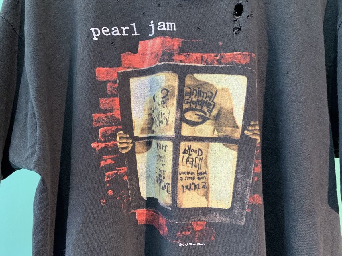 1993年コピーライト入 PEARL JAM パールジャム TEE フェード 1993年コピーライト入 PEARL JAM パールジャム TEE フェード