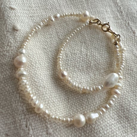 3・salt pearl necklace