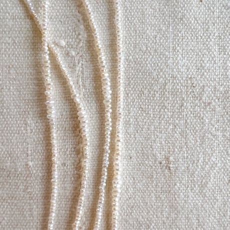 3・salt pearl necklace