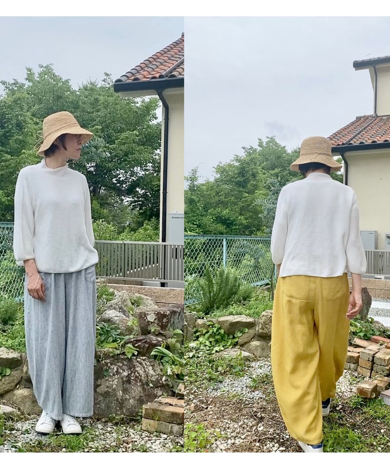 着物リメイクパターン：カーブパンツ（作り方付き） | アトリエMugi