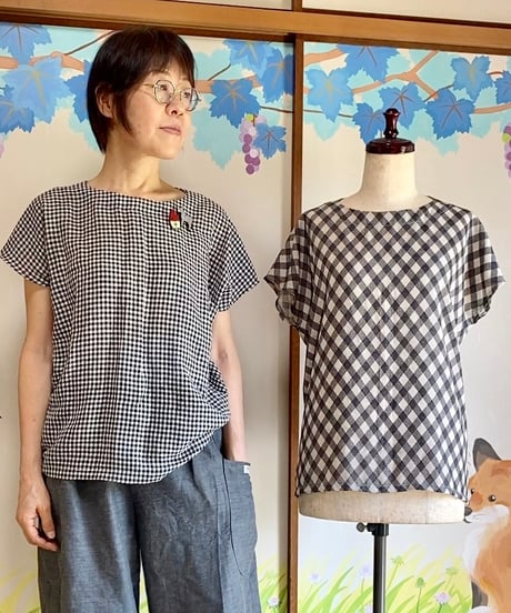 着物リメイクパターン：フレンチスリーブ＆半袖T（作り方つき）