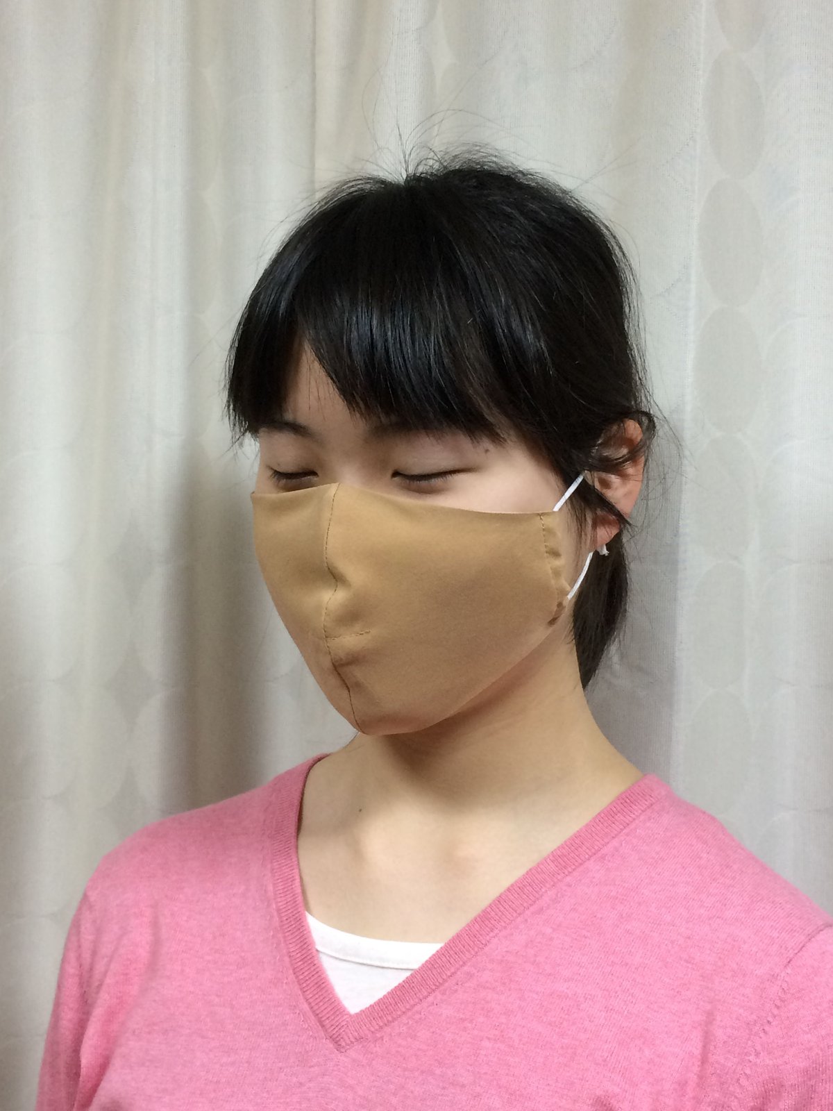 絹ますくパターンと作り方 | アトリエMugiオンラインショップ