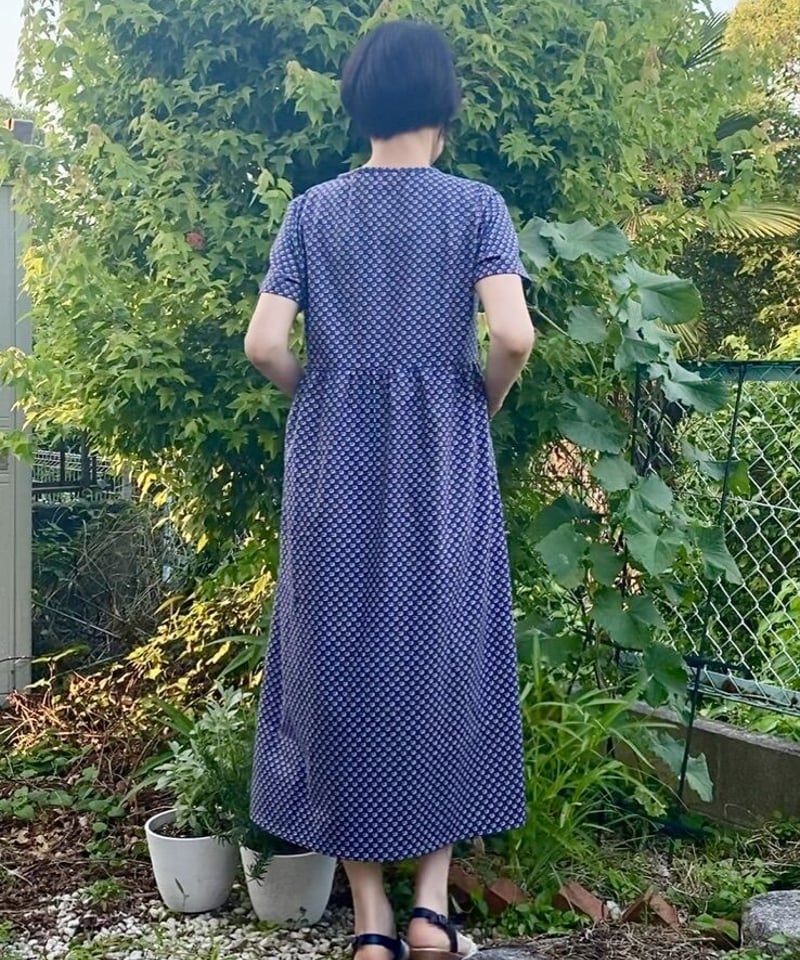 着物リメイクパターン：ワンピース（作り方付き） | アトリエMugi