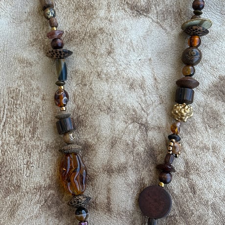 long tassel necklace  🟤brown