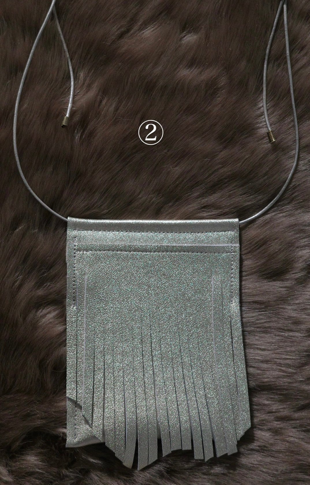 amulet pouch (シルバー⚪️) | SATOKO OISHI