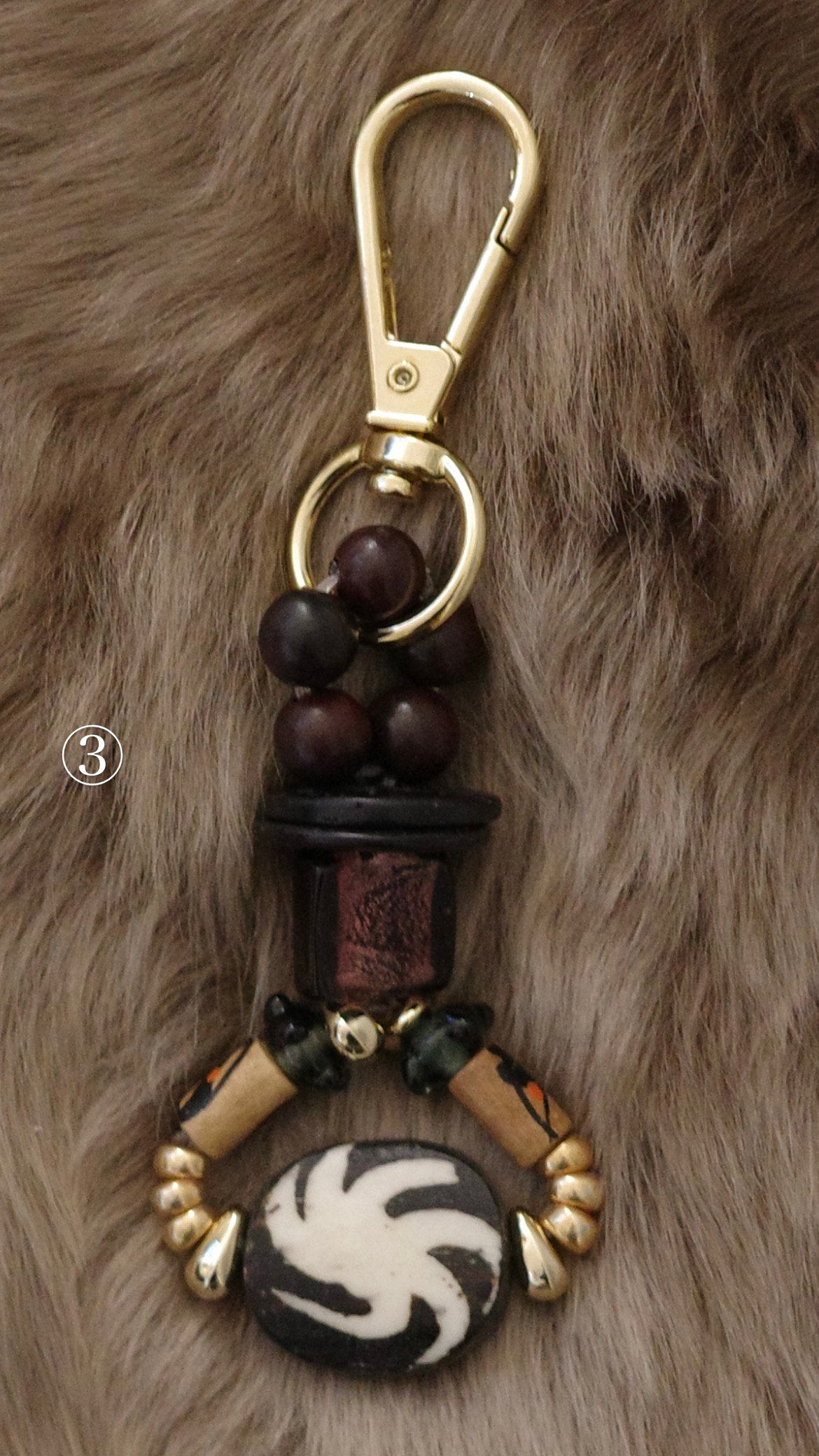 小物 Satoko Oishi amulet key holder mini key holder | SATOKO OISHI