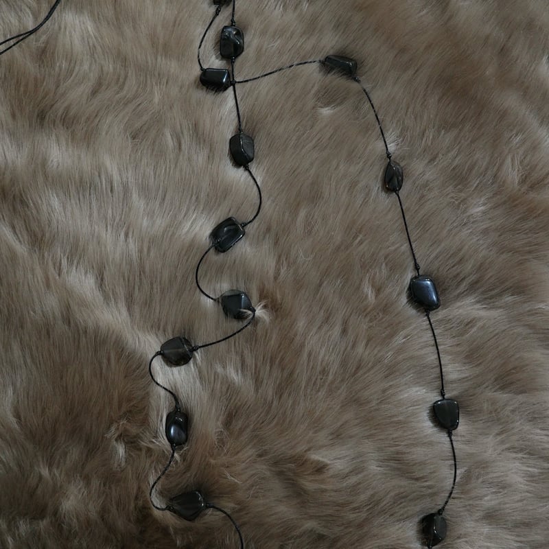 Long gem necklace 📿 | SATOKO OISHI