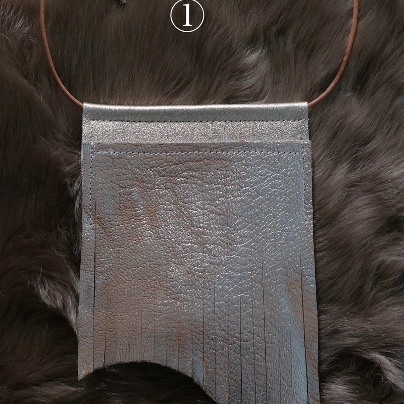 amulet pouch (シルバー⚪️) | SATOKO OISHI