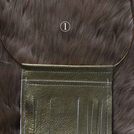 amulet pouch (ゴールドブラウン🟤🟡)