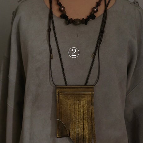 amulet pouch (ゴールドブラウン🟤🟡)