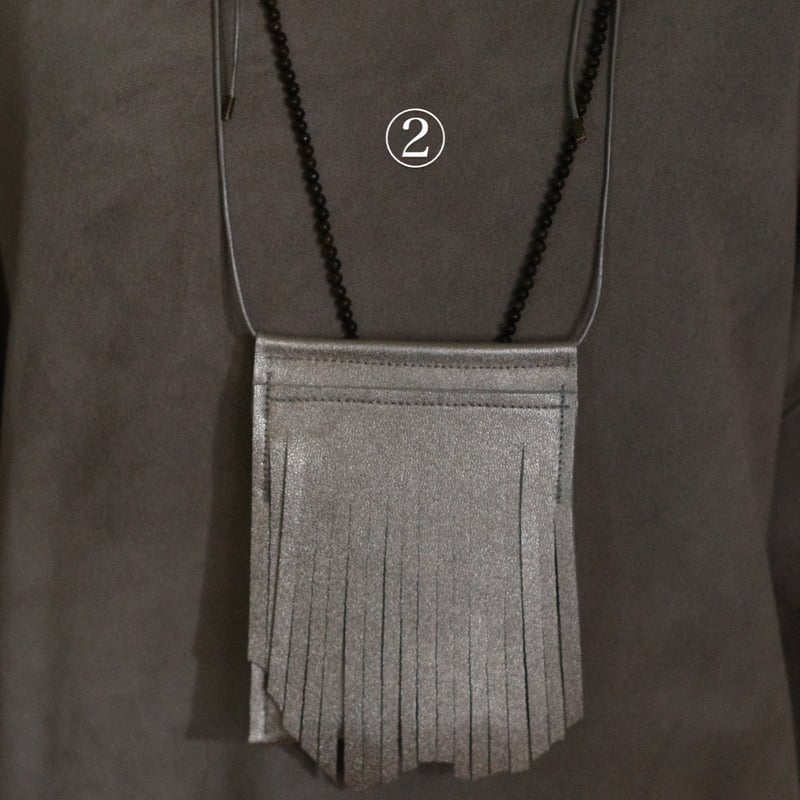 amulet pouch (シルバー⚪️) | SATOKO OISHI