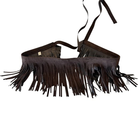 treasure epron / dark brown (バッグスキン)