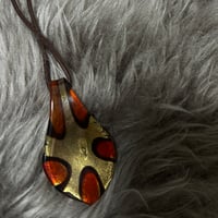 🟤🟠🟡GOLD ORANGE LEAF necklace