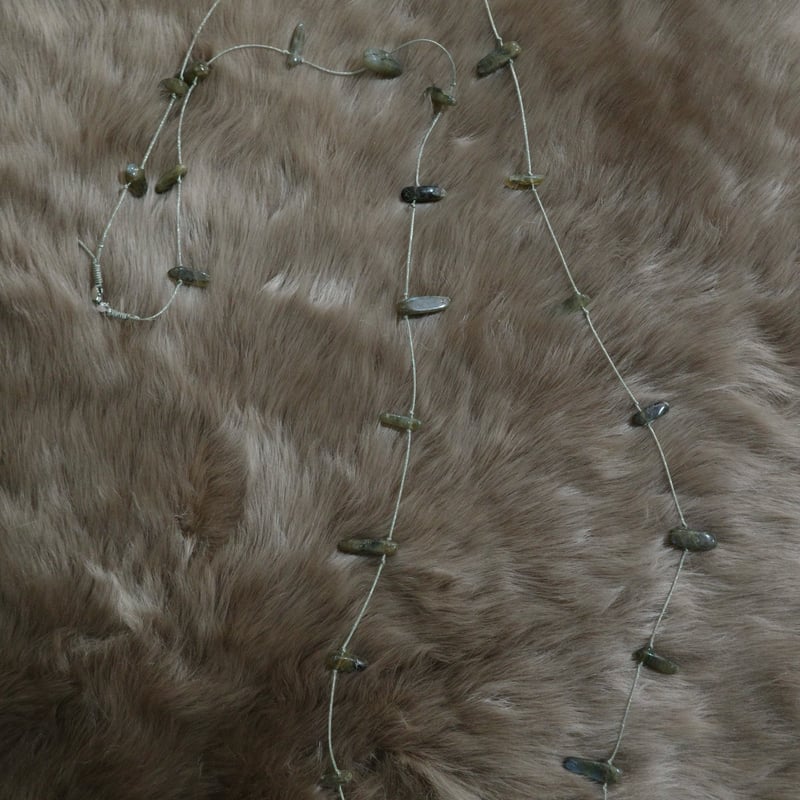 Long gem necklace 📿 | SATOKO OISHI