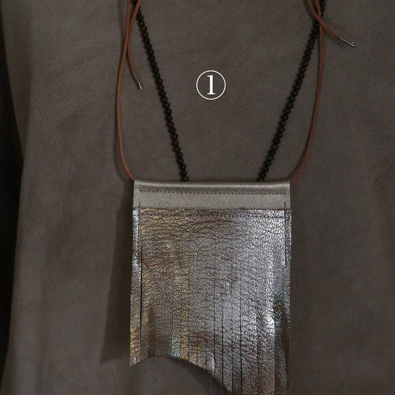 amulet pouch (シルバー⚪️) | SATOKO OISHI