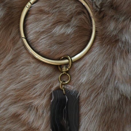 keyring ⑥ (アンティークゴールド金具)