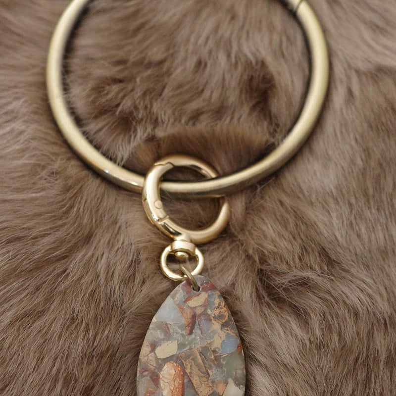 keyring ⑥ (アンティークゴールド金具) | SATOKO OISHI