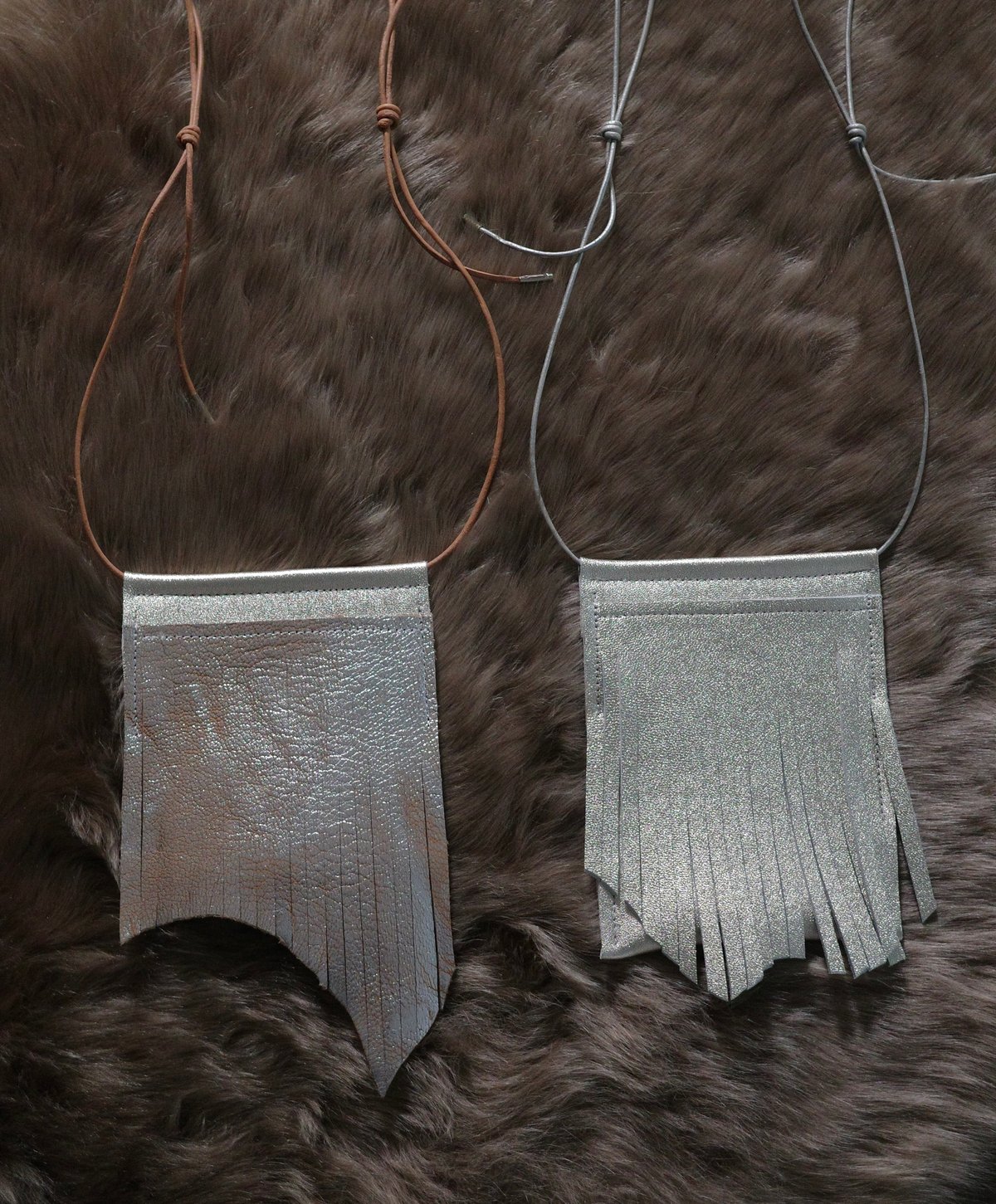 amulet pouch (シルバー⚪️) | SATOKO OISHI