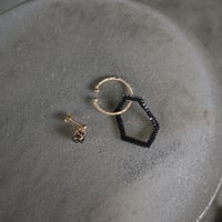 黒イヤカフと星屑のsetA