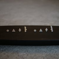 銀糸スタッドピアス／選べるモチーフ