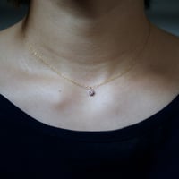 黒１層ネックレス1P／選べるモチーフ