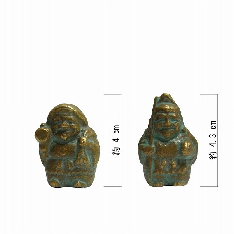 大黒天焼物 骨董品 高岡銅器 大黒天 置物 | 買取実例 | 大阪の出張買取なら骨董品