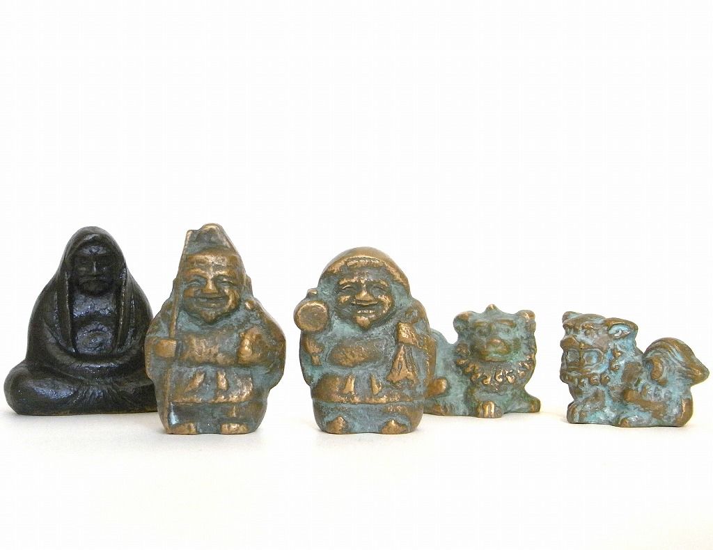 讃岐鋳造品 神事もの 阿吽（あうん）の狛犬セット | 5x8products