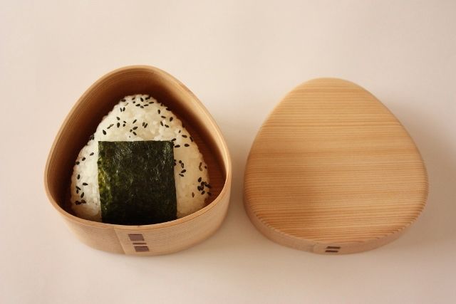 大館曲げわっぱ　おにぎりケース 大館曲げわっぱ おむすび弁当箱 | 5x8products